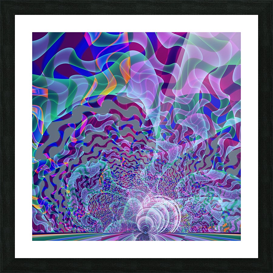 Digital_Tornado_Take_3 Picture Frame print