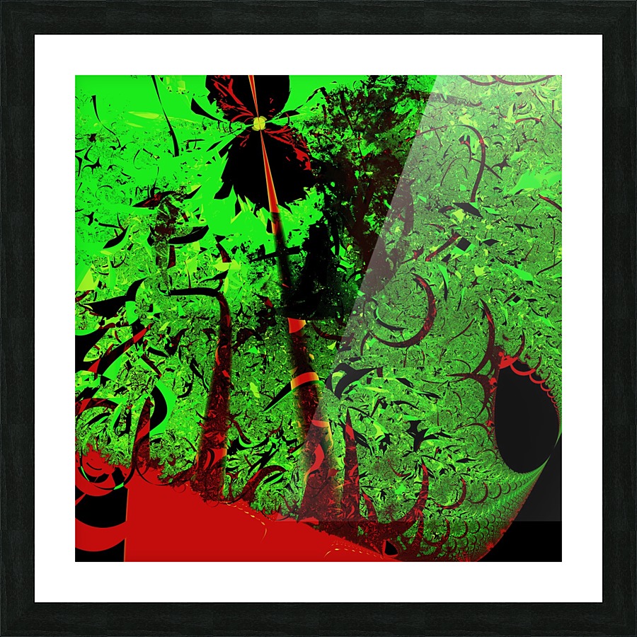 Digital_Tornado_Take_4 Picture Frame print