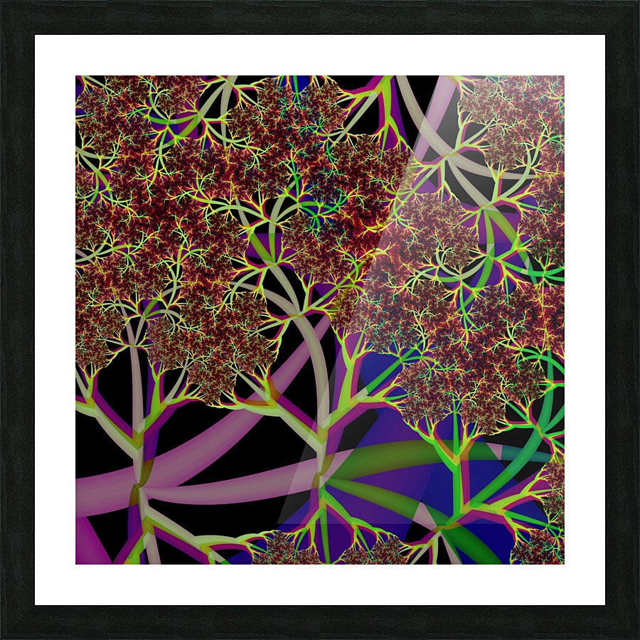 Fractal_Vegetation_Theme Picture Frame print