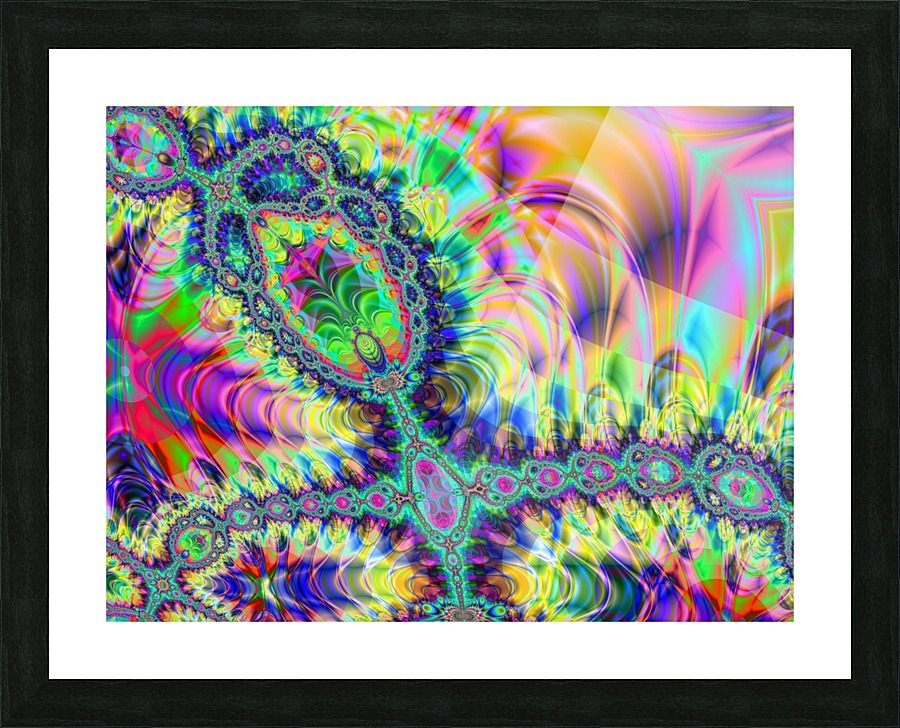 Plastic_Jungle_3 Picture Frame print
