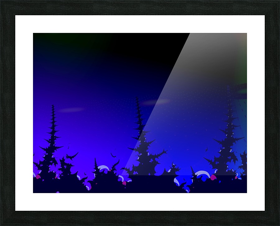 Noche_Azul Picture Frame print