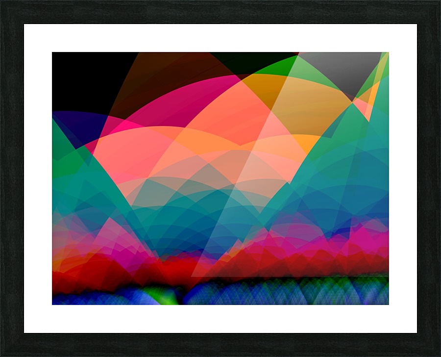 Mountain_View Picture Frame print