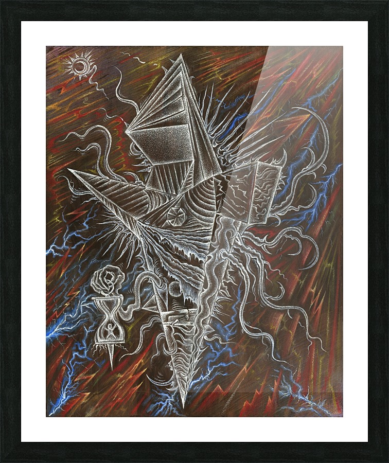 Deity_From_The_Abyss_2 Picture Frame print