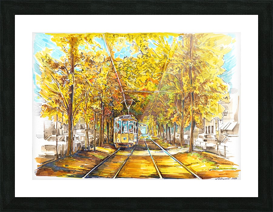 Autumn_Blues Picture Frame print