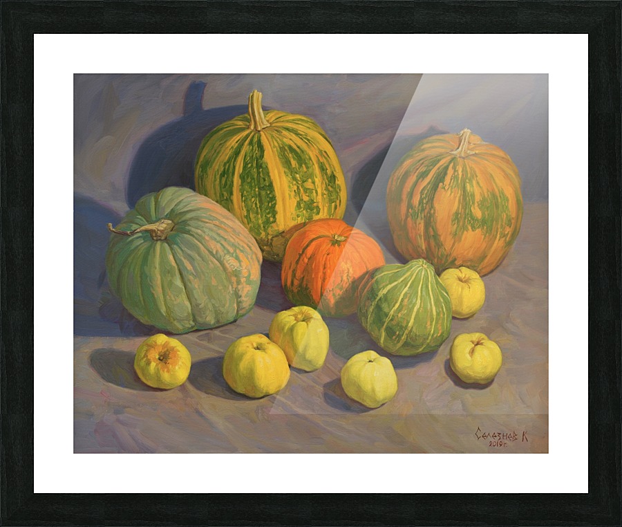 Pumpkins_And_Apples Picture Frame print