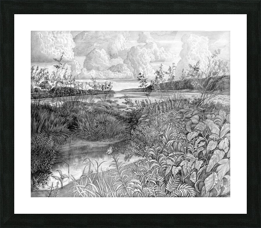 Cumulus_Clouds_In_August Picture Frame print