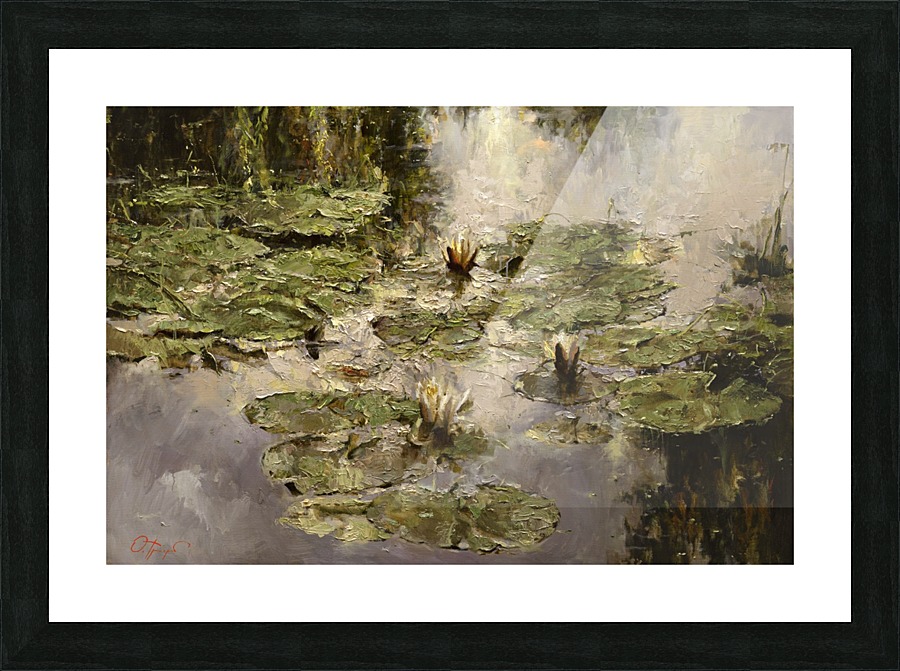Old_pond Picture Frame print