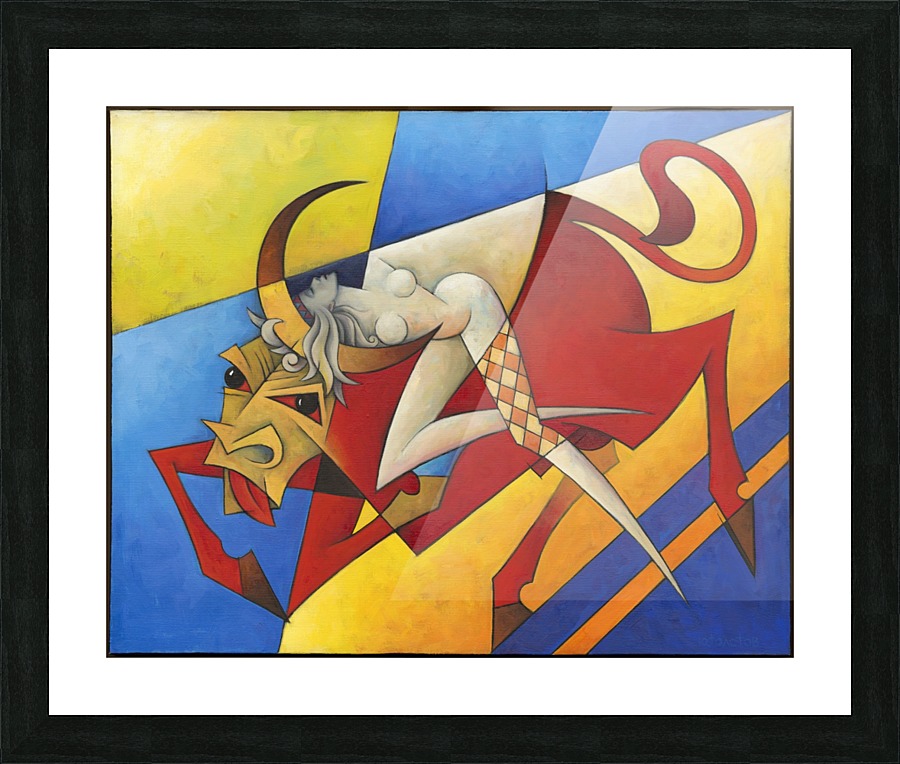 Europa Picture Frame print