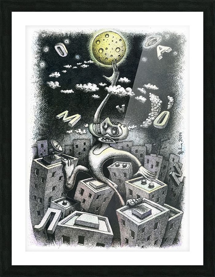 Somnambulist Picture Frame print