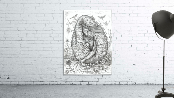 Monster_Hatching_From_The_Egg Wall Preview