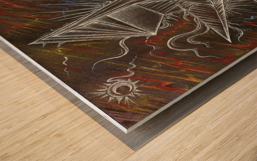 Deity_From_The_Abyss_2 Wood print