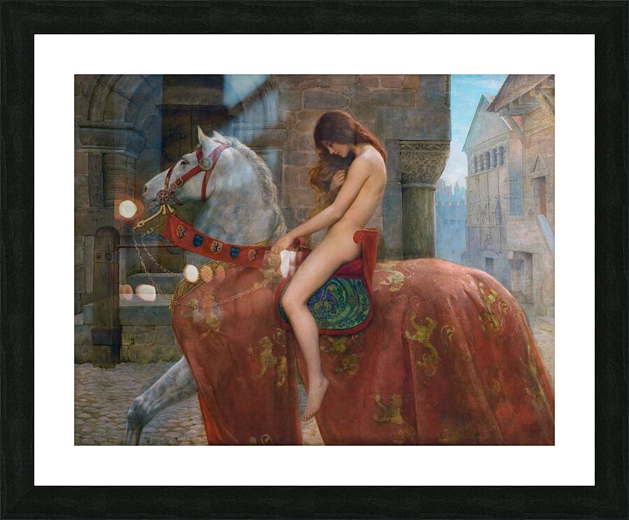 Lady Godiva by John Collier    Picture Frame print