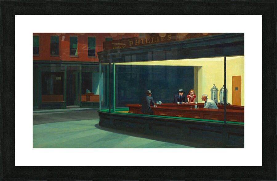 Nighthawks Edward Hopper  Picture Frame print