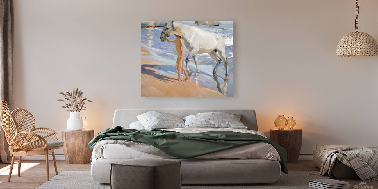 Joaquin Sorolla y Bastida   The Horse’s Bath Reproduction