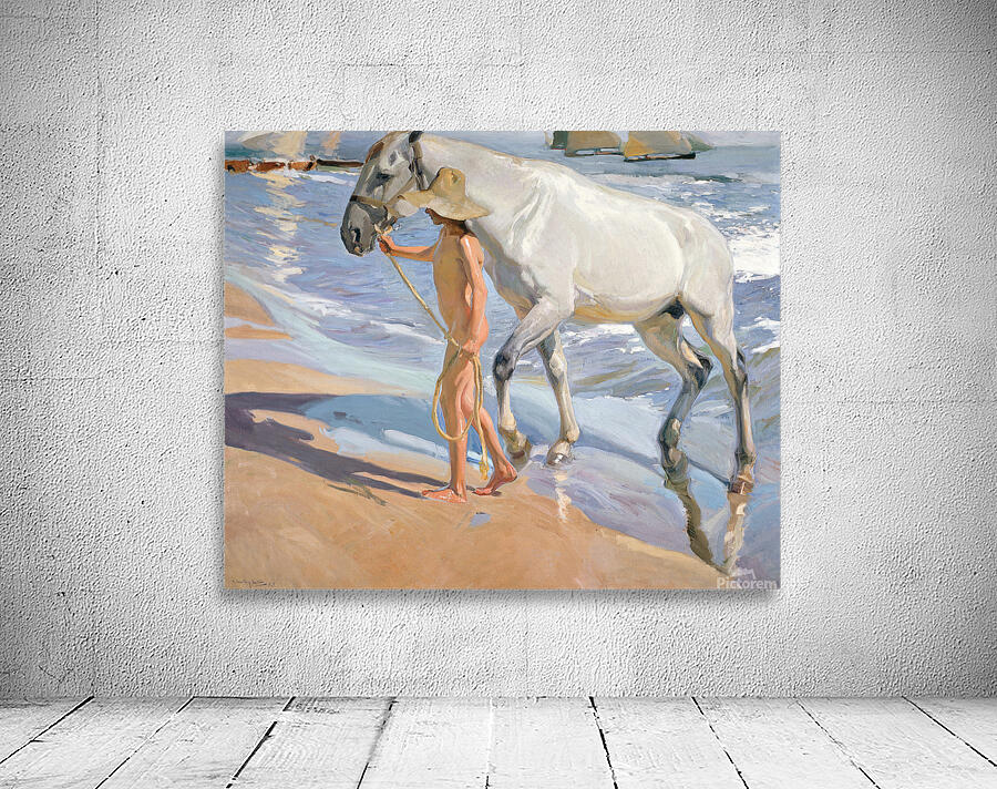 Joaquin Sorolla y Bastida   The Horse’s Bath Wall Preview