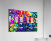 Abstract multicolore pattern Acrylic Print
