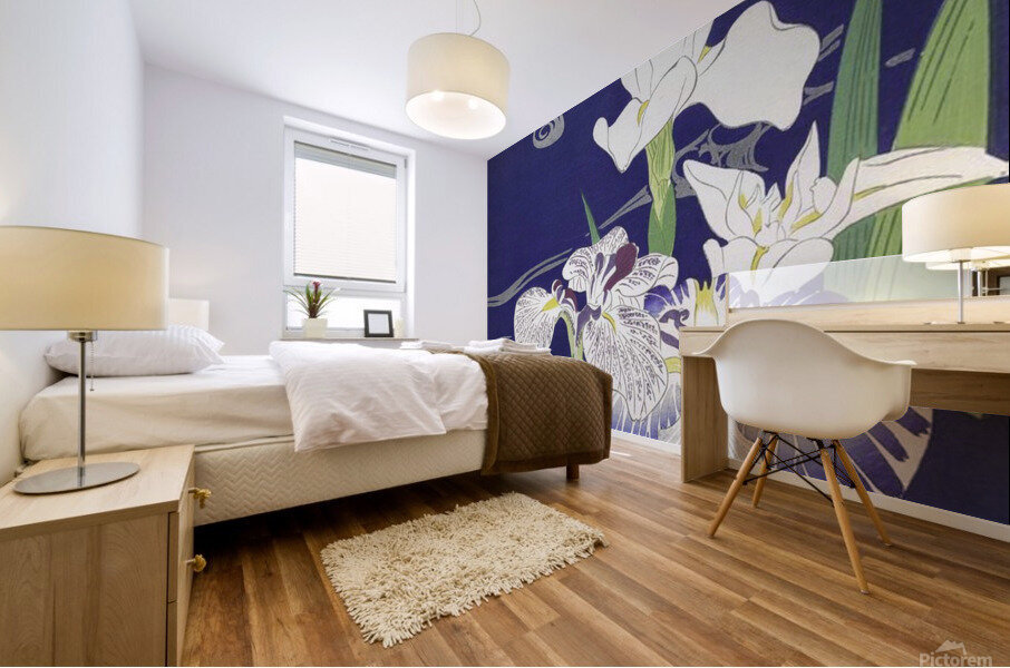 Irises Mural print
