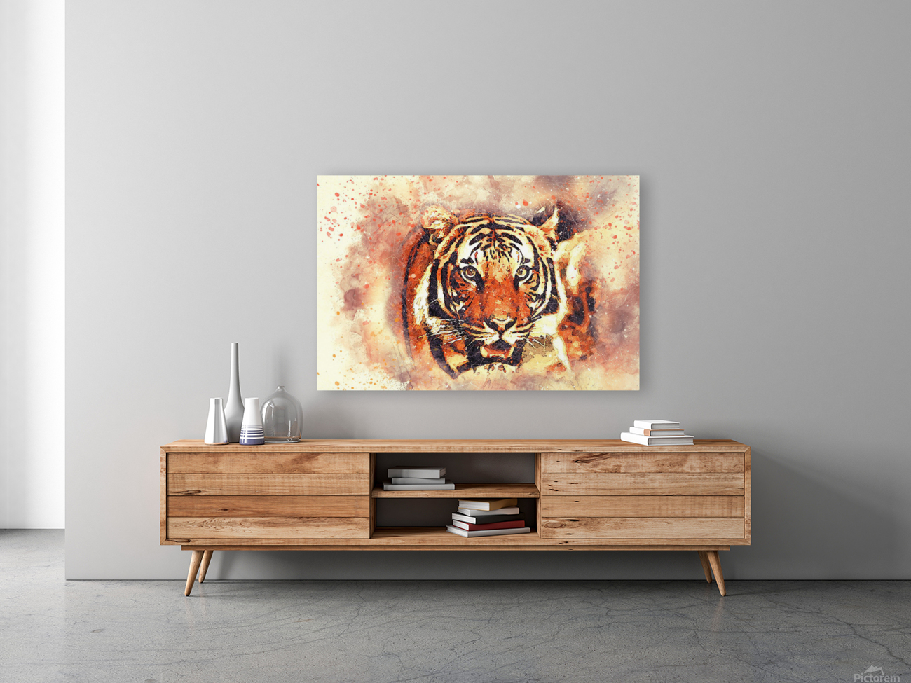 tiger art  Reproduction