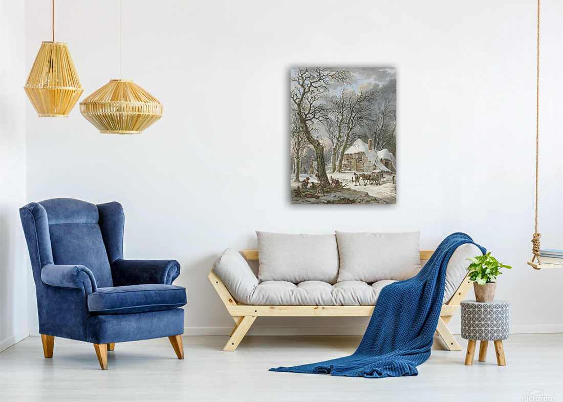 Winterlandschap Reproduction