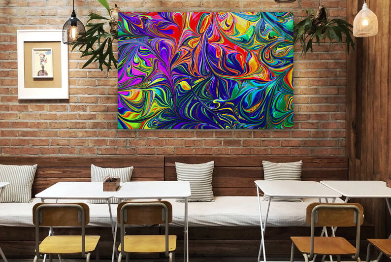 Abstract multicolore pattern by Jon dev 