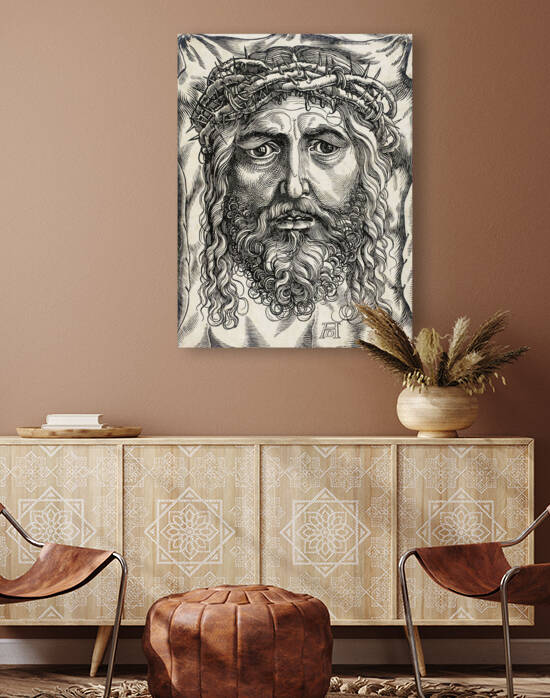 The Head of Christ Crowned with Thorns by Jon dev 