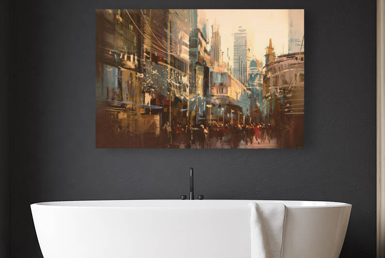 peinture d illustration de rue de ville  by Jon dev 