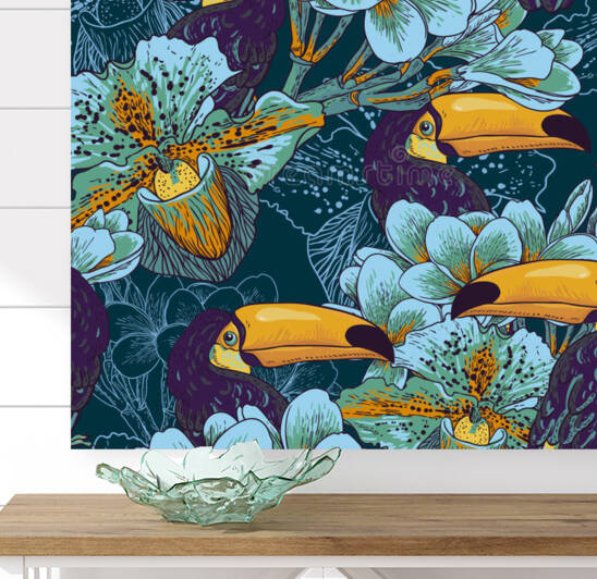 parrern sans couture tropical avec les fleurs by Jon dev 