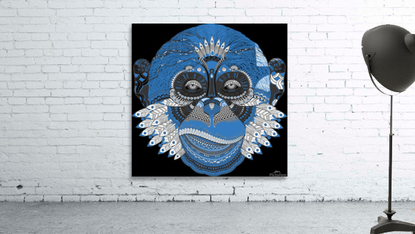 monkey mandala Wall Preview