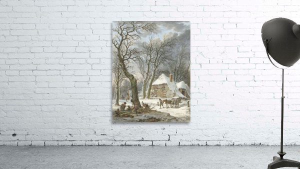 Winterlandschap Wall Preview