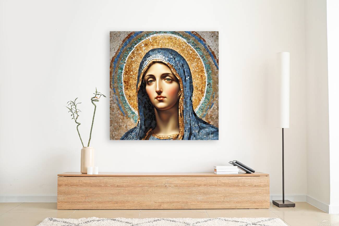  Mosaic of the Virgin Mary   Reproduction