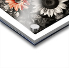 B&W flowers composition. Acrylic print