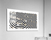 Fishes in stripes Acrylic Print