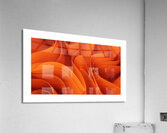 Abstract orange background Acrylic Print