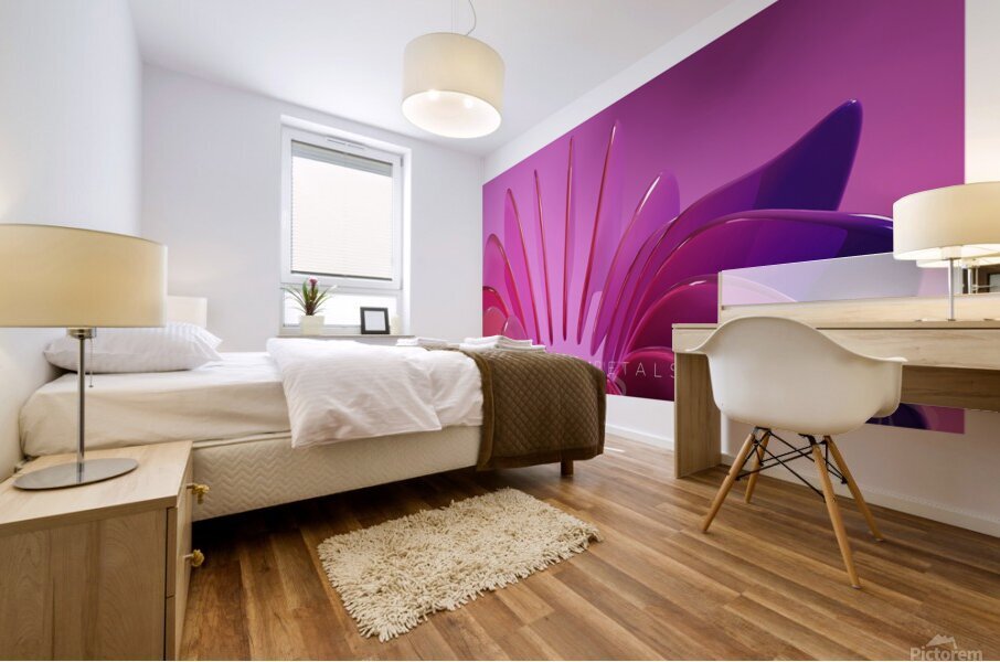 Glass Petals Mural print