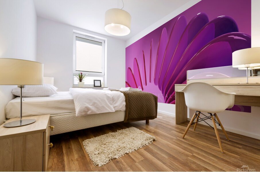 Glass Petals Mural print