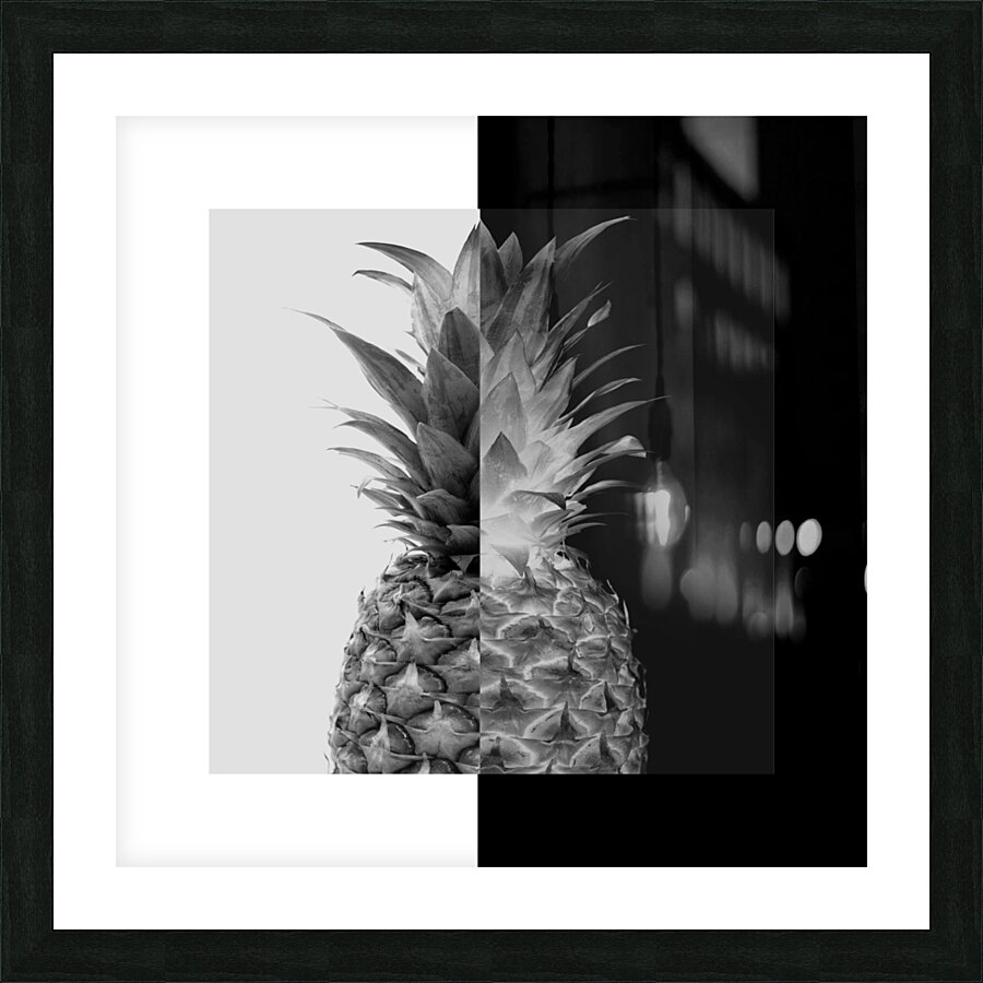 Pineapple Ananas  Picture Frame print