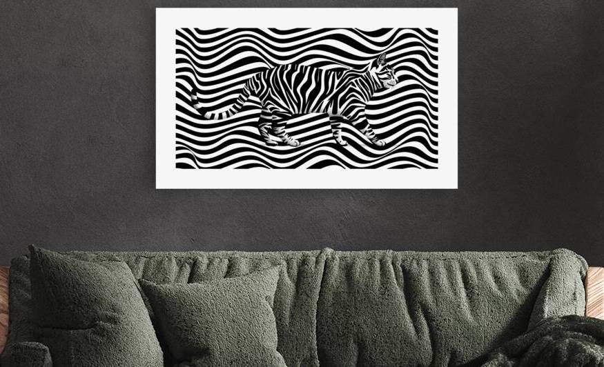 Cat in stripes by iRT