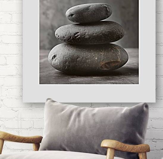 A pile of stacked stones by iRT