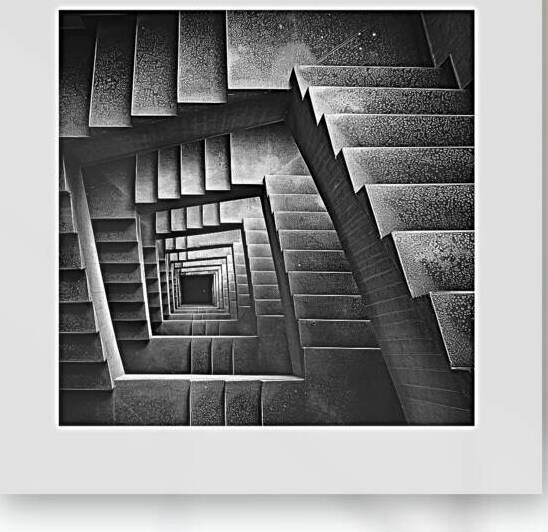 Stairs seen from above by iRT