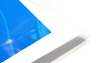 Abstract blue background HD Metal print