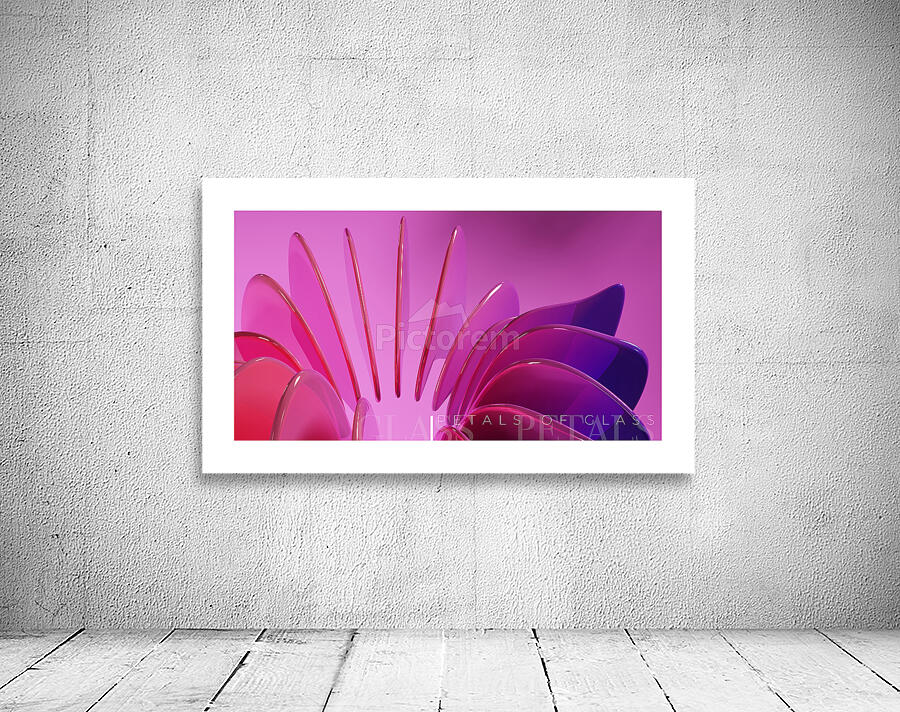 Glass Petals Wall Preview