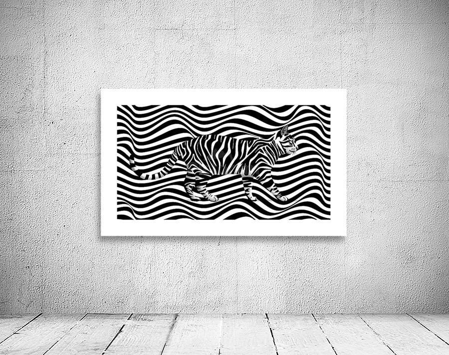 Cat in stripes Wall Preview