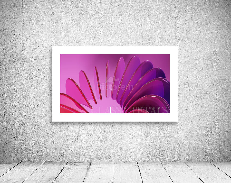 Glass Petals Wall Preview