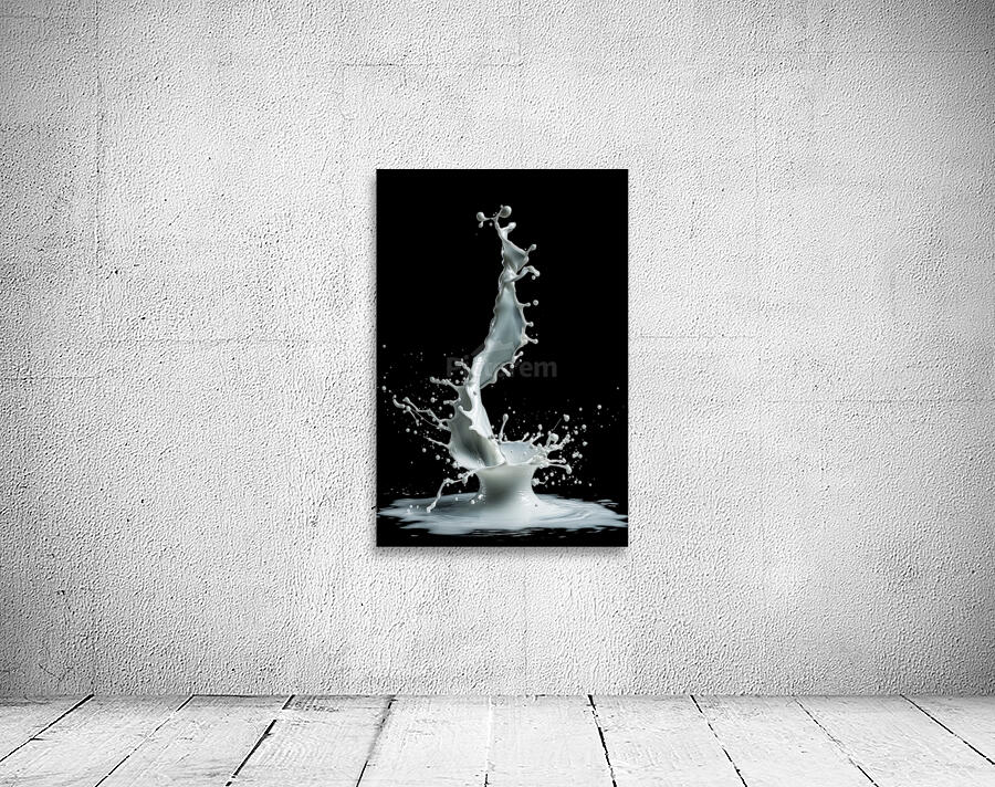 Milky drop volute Wall Preview