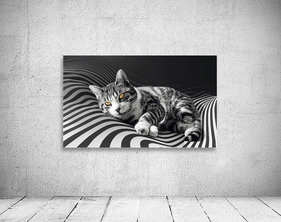 Cat in stripes Wall Preview