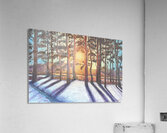 Golden Hour Glow Acrylic Print