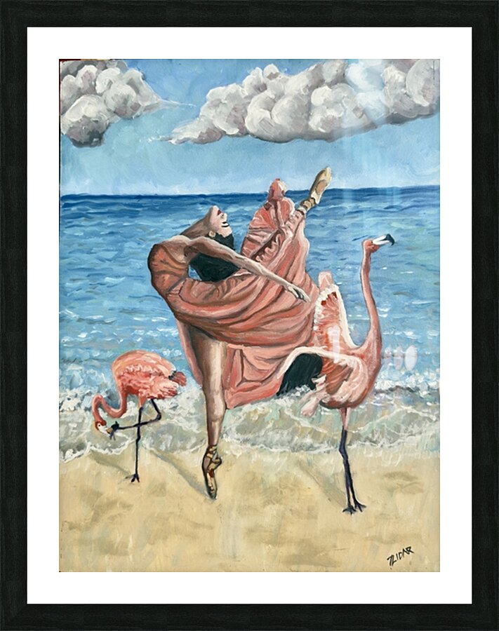 Beach Dance Picture Frame print