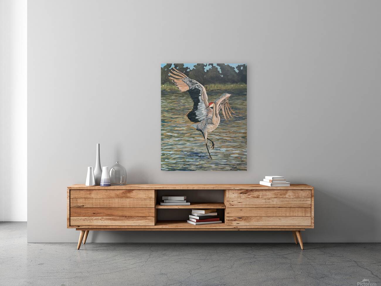 Sand Hill Crane Grace Reproduction