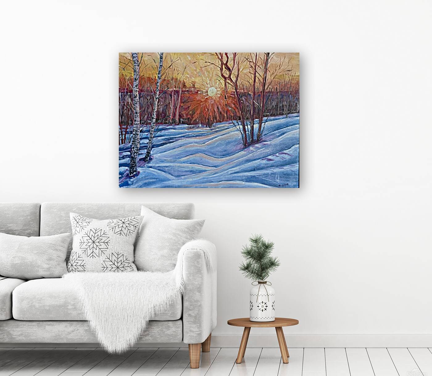 Solstice Sunset Reproduction