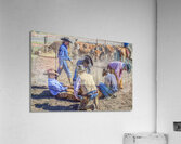 Working Cowboys Acrylic Print